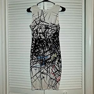Abstract bodycon dress